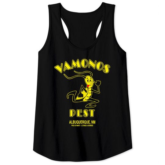 Discover Vamonos Pest Control Logo Tank Tops