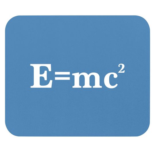 Discover Albert einstein - E=MC2 Mouse Pads