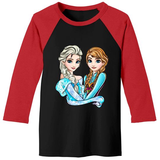 Discover Frozen 2 Princess Elsa Anna Baseball Tees