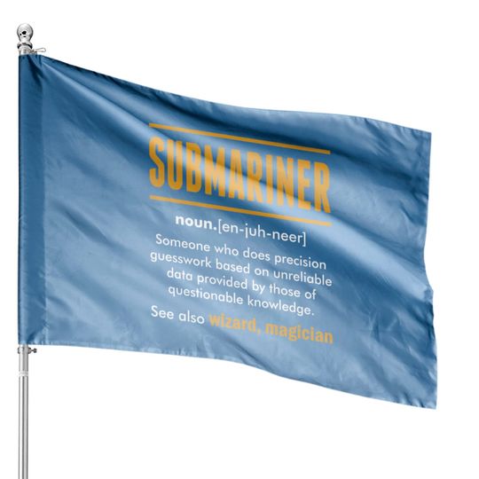 Discover Submariner Wizard Magician House Flags