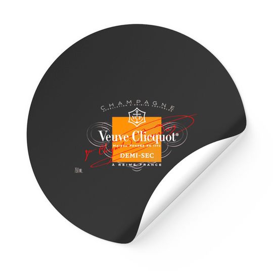 Discover Champagne Veuve Rose Stickers, Champagne Tennis Club Sticker, Orange Champagne Ros Label, Vintage Style Tennis Sticker,