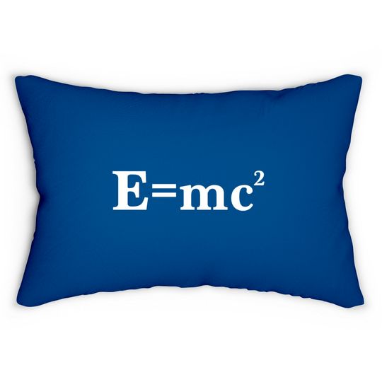 Discover Albert einstein - E=MC2 Lumbar Pillows