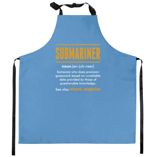 Discover Submariner Wizard Magician Kitchen Aprons