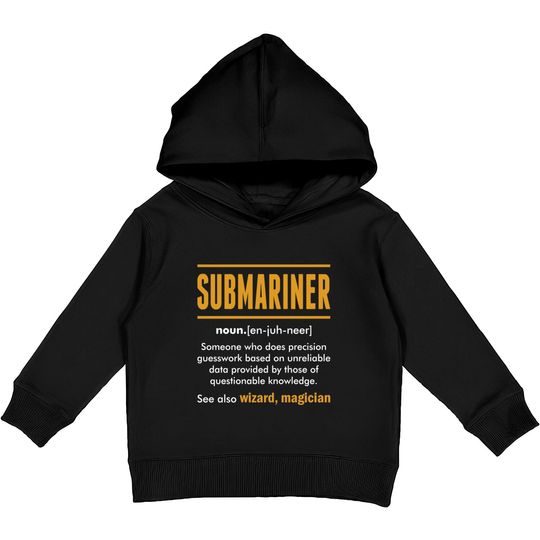 Discover Submariner Wizard Magician Kids Pullover Hoodies