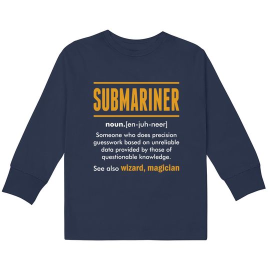 Discover Submariner Wizard Magician  Kids Long Sleeve T-Shirts