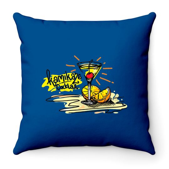 Discover Kamikaze Cocktail Tropical Throw Pillows