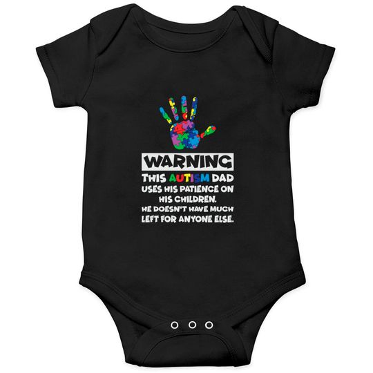 Discover Autism Awareness Warning This Autism Dad Onesies