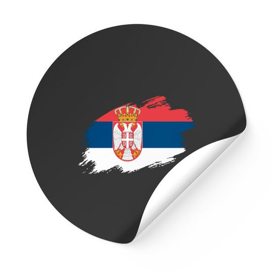 Discover Serbia Serbian flag Stickers