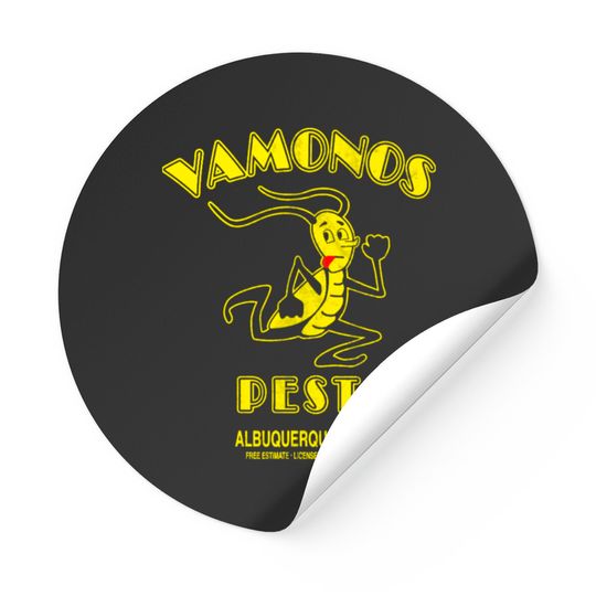 Discover Vamonos Pest Control Logo Stickers