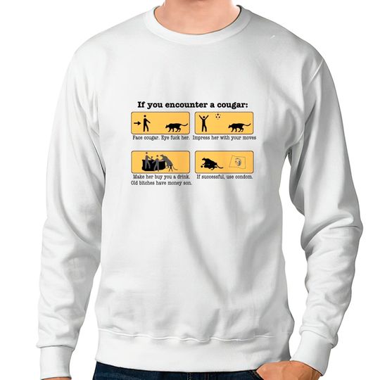 Discover DIY Cougar Hunting Sweatshirts
