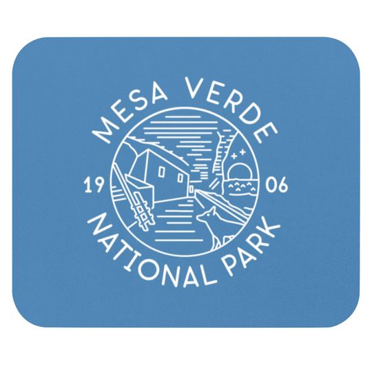 Discover Mesa Verde National Park 1906 Colorado Mouse Pads