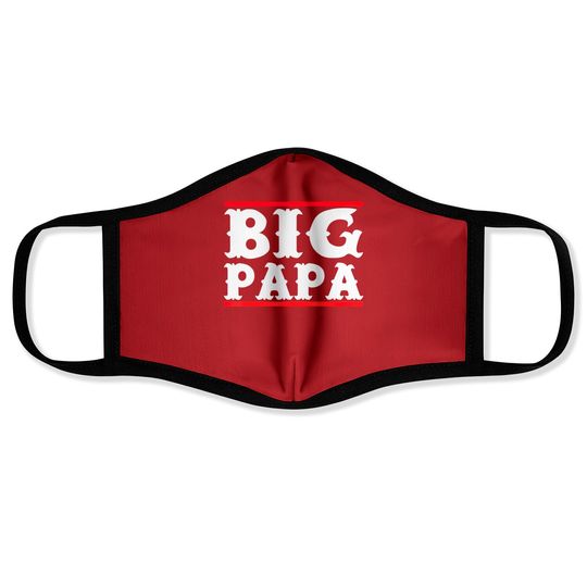 Discover Funny Big Papa Big Daddy Fathers Day Face Mask Face Masks