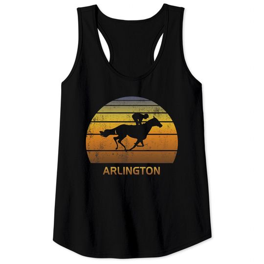 Discover Retro Arlington Illinois Horse Racing Park shirt Tank Tops