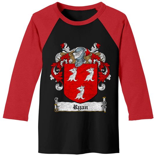 Discover Ryan Family Crest Apparel Clothing Baseball Tees