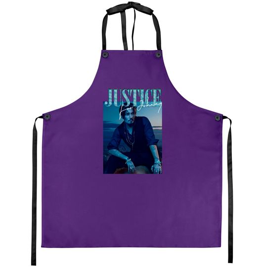 Discover Justice For Johnny Apron, Johnny Depp Aprons, Johnny Apron, Social Justice Apron