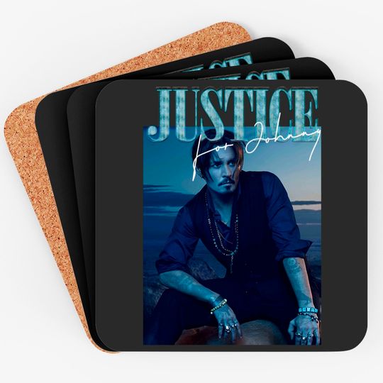 Discover Justice For Johnny Coaster, Johnny Depp Coasters, Johnny Coaster, Social Justice Coaster