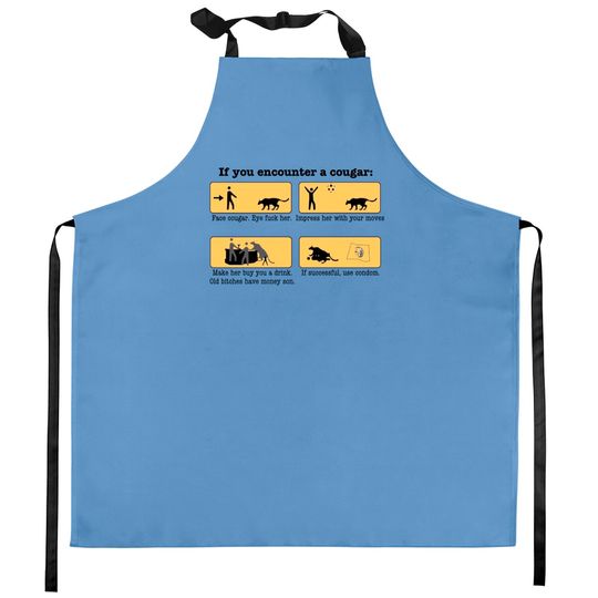 Discover DIY Cougar Hunting Kitchen Aprons