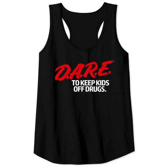 Discover D.A.R.E. (Dare) Vintage 90's Logo Tank Tops