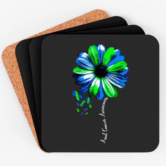Discover Anal Cancer Awareness Hoodie Warrior Pretty Coasters