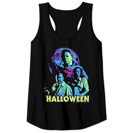 Discover Michael Myers Horror Movie Dr. Loomis Laurie Tank Tops