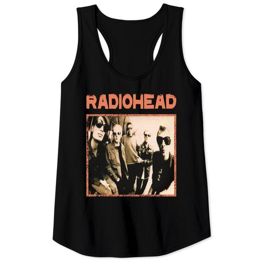 Discover Radiohead Group Shirt Prtin Art Tank Tops