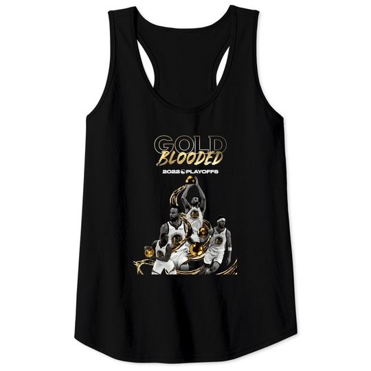 Discover Gold Blooded Tank Tops, Warriors Gold Blooded Tank Tops