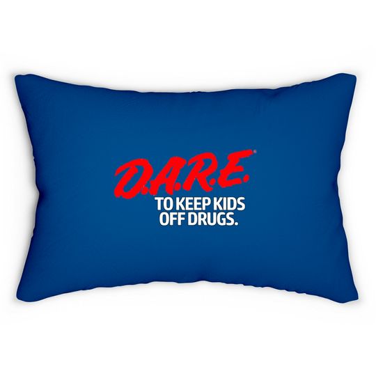 Discover D.A.R.E. (Dare) Vintage 90's Logo Lumbar Pillows