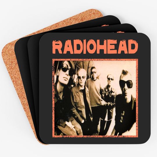 Discover Radiohead Group Coaster Prtin Art Coasters