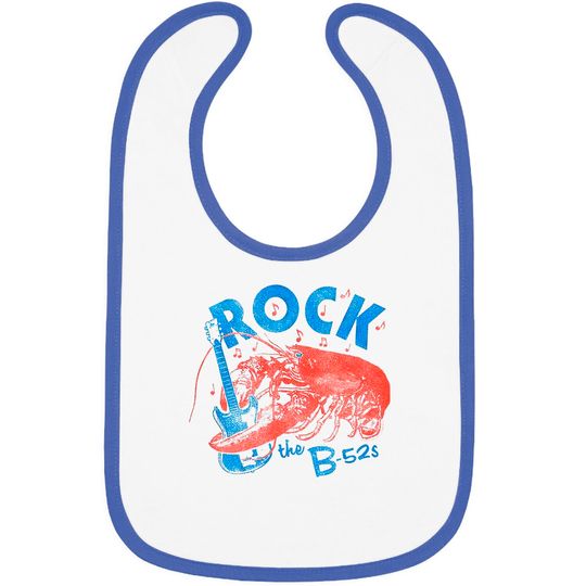 Discover The B-52's Rock Lobster White Bibs