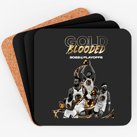 Discover Gold Blooded Coasters, Warriors Gold Blooded Coasters