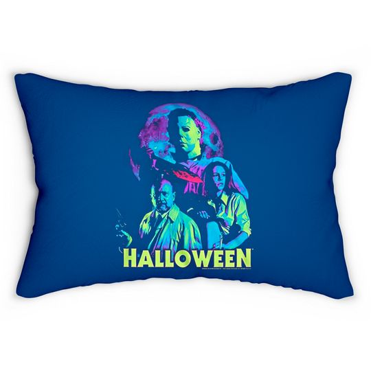 Discover Michael Myers Horror Movie Dr. Loomis Laurie Lumbar Pillows