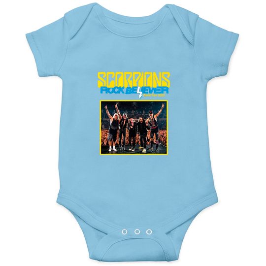 Discover Scorpions Rock Believer World Tour 2022 Onesies, Scorpions Onesies, Concert Tour 2022 Onesies, Scorpions Band Onesies