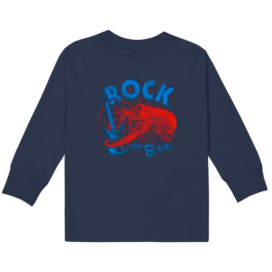 Discover The B-52's Rock Lobster White  Kids Long Sleeve T-Shirts