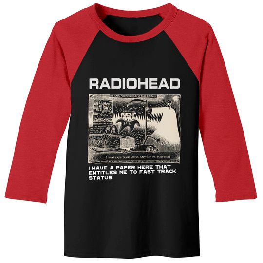 Discover Radiohead Baseball Tees