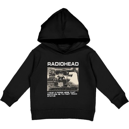Discover Radiohead Kids Pullover Hoodies