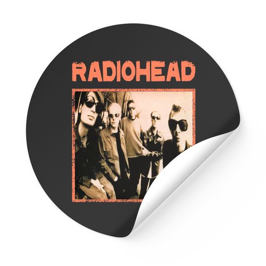 Discover Radiohead Group Sticker Prtin Art Stickers