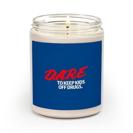 Discover D.A.R.E. (Dare) Vintage 90's Logo Scented Candles