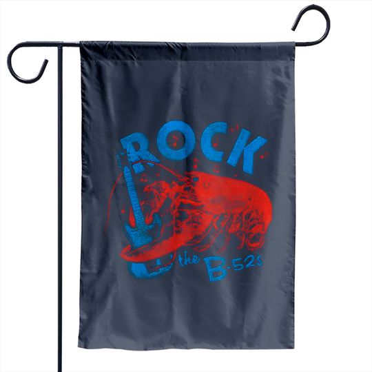 Discover The B-52's Rock Lobster White Garden Flags