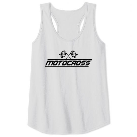 Discover Moto Cross Motocross Driver Motorcycle Motocrosser Tank Tops