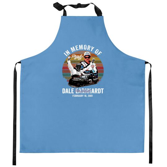 Discover In Memory Of Dale Earnhardt Signature Kitchen Aprons, Dale Earnhardt Kitchen Apron Fan Gifts, Dale Earnhardt Number 3 Kitchen Apron, Dale Earnhardt Vintage Kitchen Apron