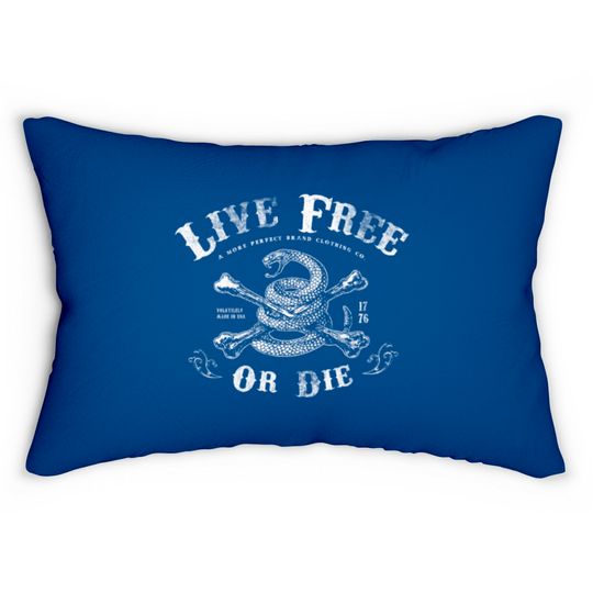 Discover Live Free or Die 02 Lumbar Pillows