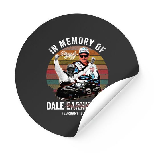 Discover In Memory Of Dale Earnhardt Signature Stickers, Dale Earnhardt Sticker Fan Gifts, Dale Earnhardt Number 3 Sticker, Dale Earnhardt Vintage Sticker