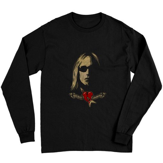 Discover Tom Petty & The Heartbreakers Ladies Long Sleeves: Shades  Logo