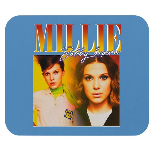 Discover Millie Bobby Brown Mouse Pads Vintage design, Millie Bobby Brown Retro Unisex Mouse Pad