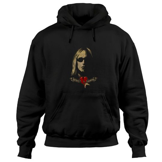 Discover Tom Petty & The Heartbreakers Ladies Hoodies: Shades  Logo