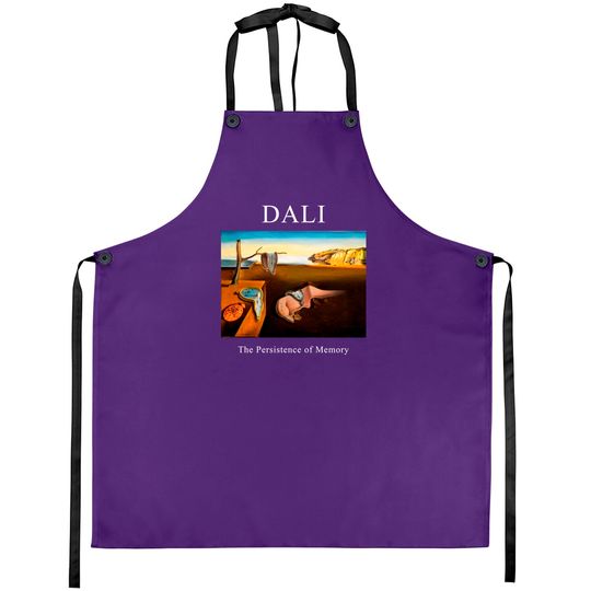 Discover Dali The Persistence of Memory Apron -art Apron,art clothing,aesthetic Apron,aesthetic clothing,salvador dali Apron,dali Apron,dali Aprons