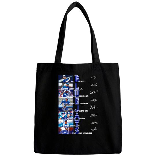 Discover Blue Jays Signatures Unisex Bags, Blue Jays Lovers Gifts, Blue Jays Fans Tee