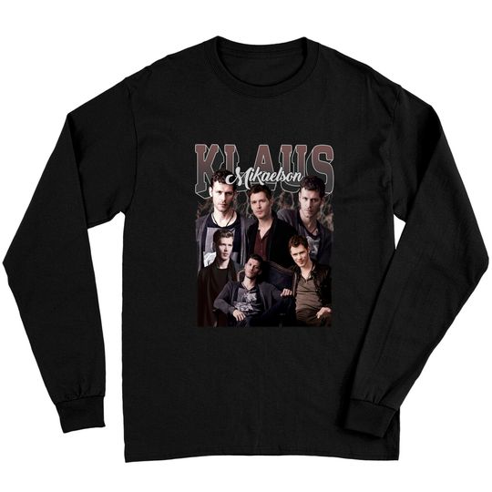 Discover Klaus Mikaelson Shirt The TV Series  vintage 90's Trending Tee Long Sleeves