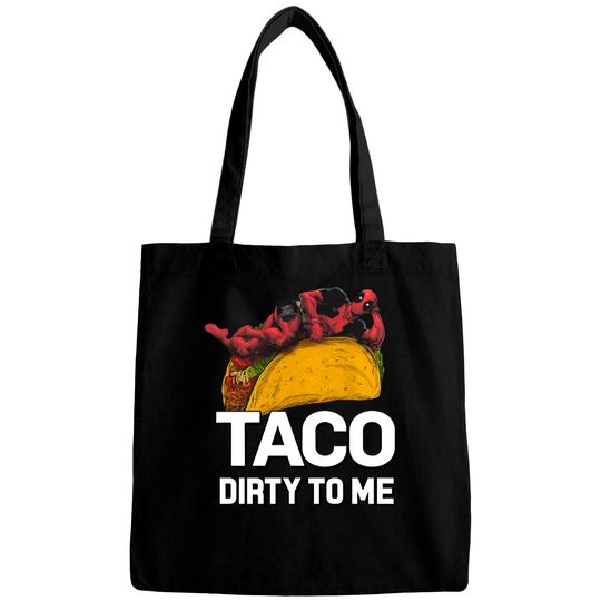 Discover Marvel Deadpool Taco Dirty to Me Racerback Bags