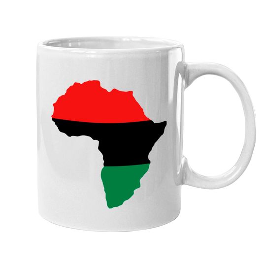 Discover Red, Black & Green Africa Flag Mugs